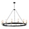 Maxim Lighting Noble 14-Light 50" Wide Black / Natural Aged Brass Chandelier 26276BKNAB - alternate 1